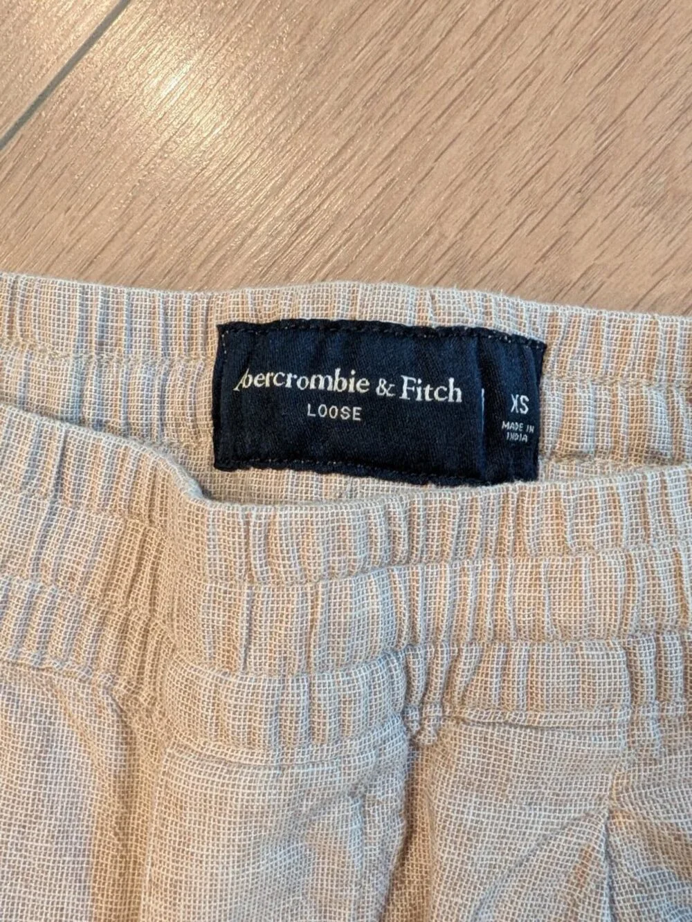 Abercrombie & Fitch Mens Linen Blend Pant
